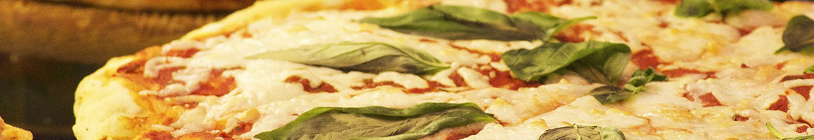 Eating Italian Pizza at Rossini's Pizzeria & Restaurant restaurant in Concord, MA.